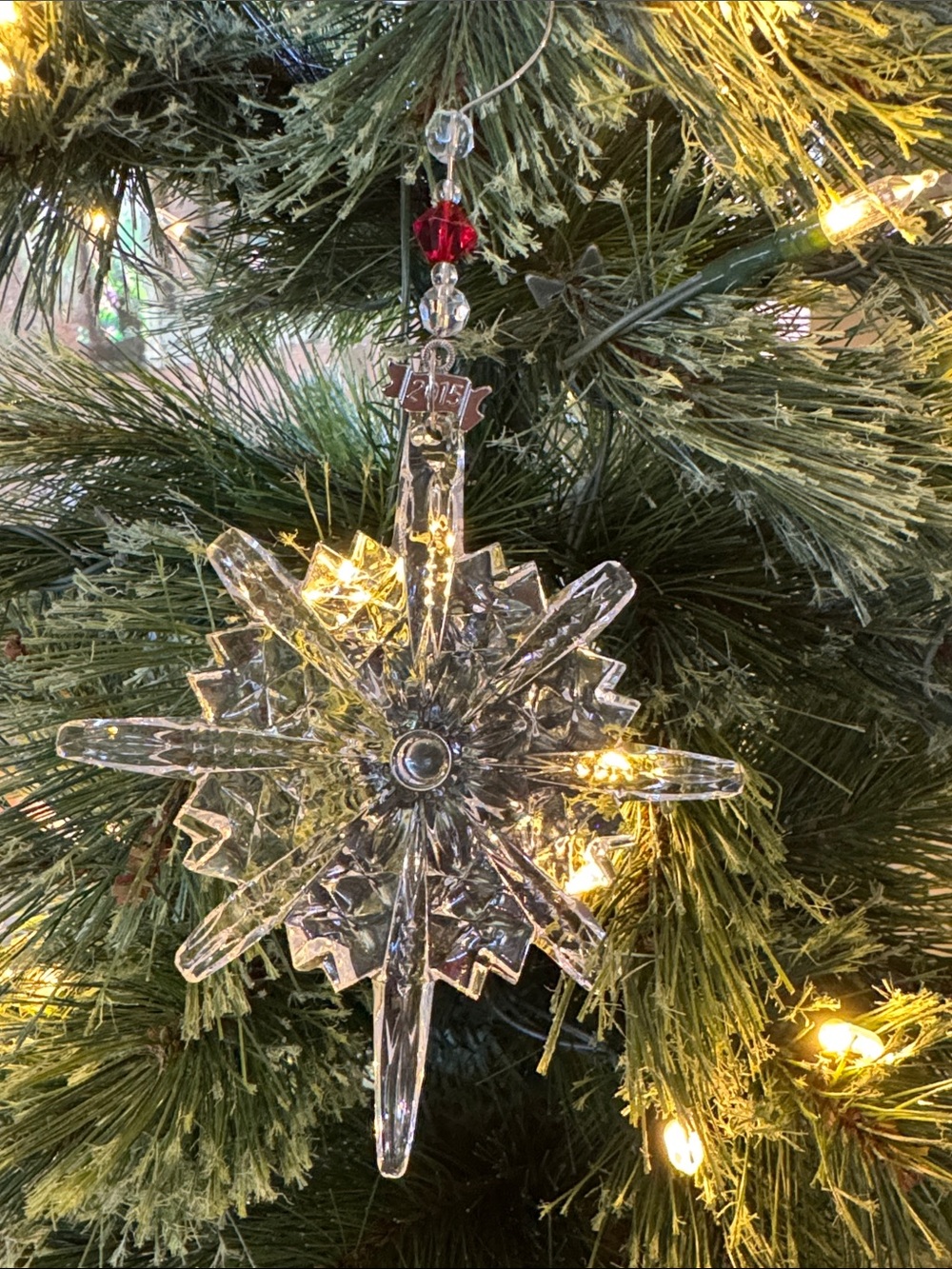 Vintage Waterford Crystal Christmas Star Ornament